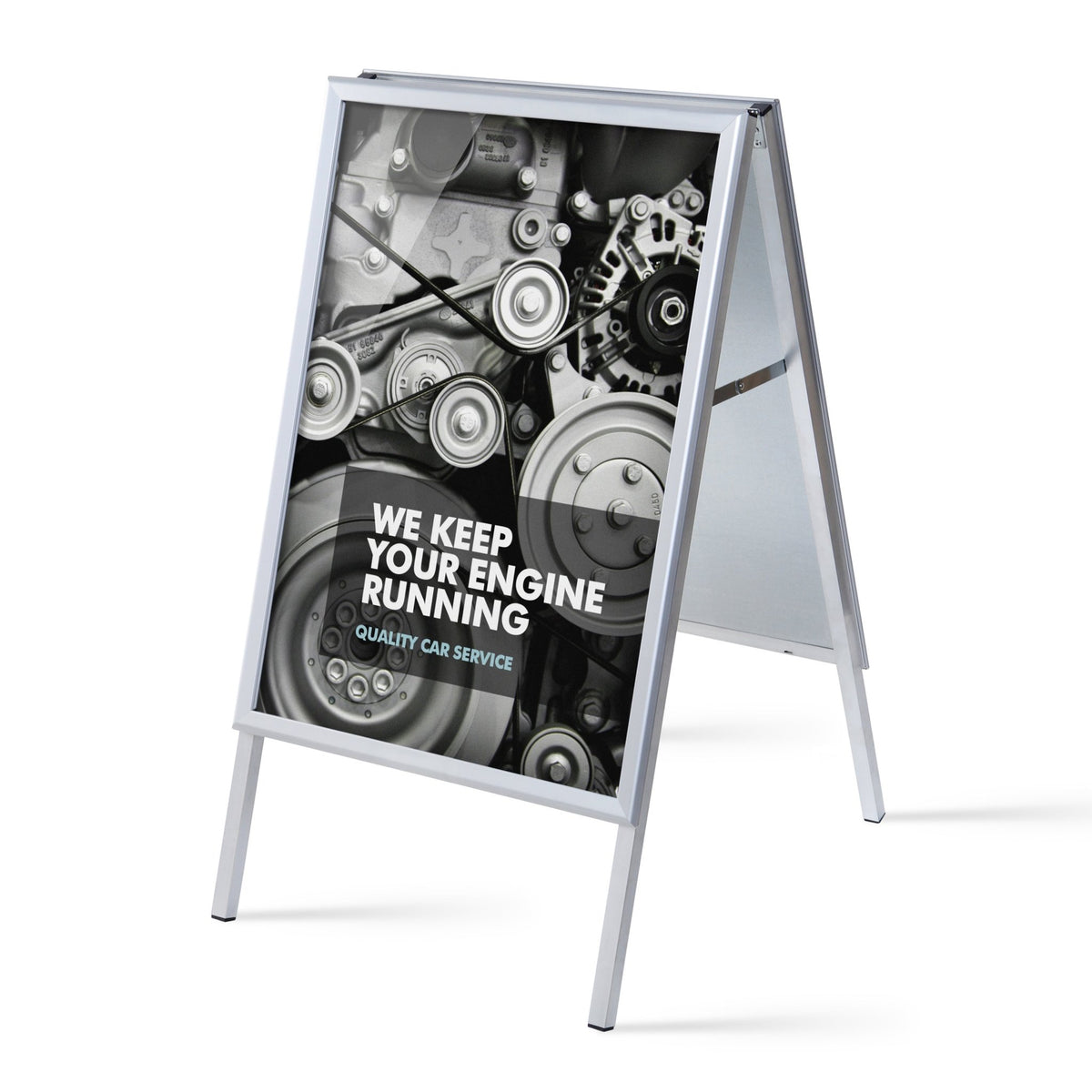 Brochure holder zigzag acrylic