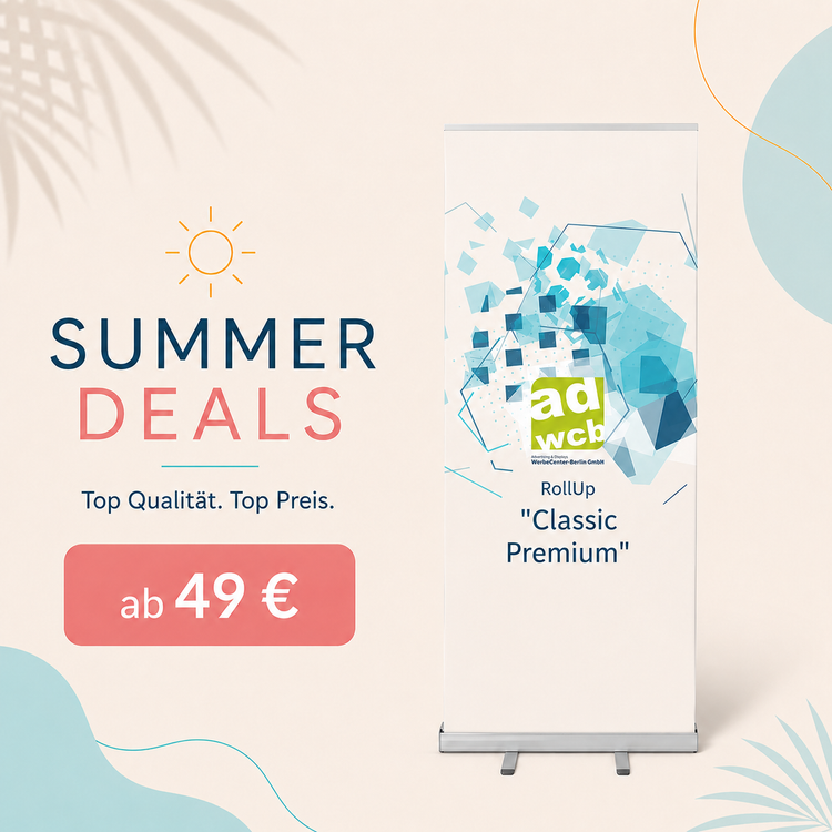 Sommer-Angebot Rollup Classic Premium 