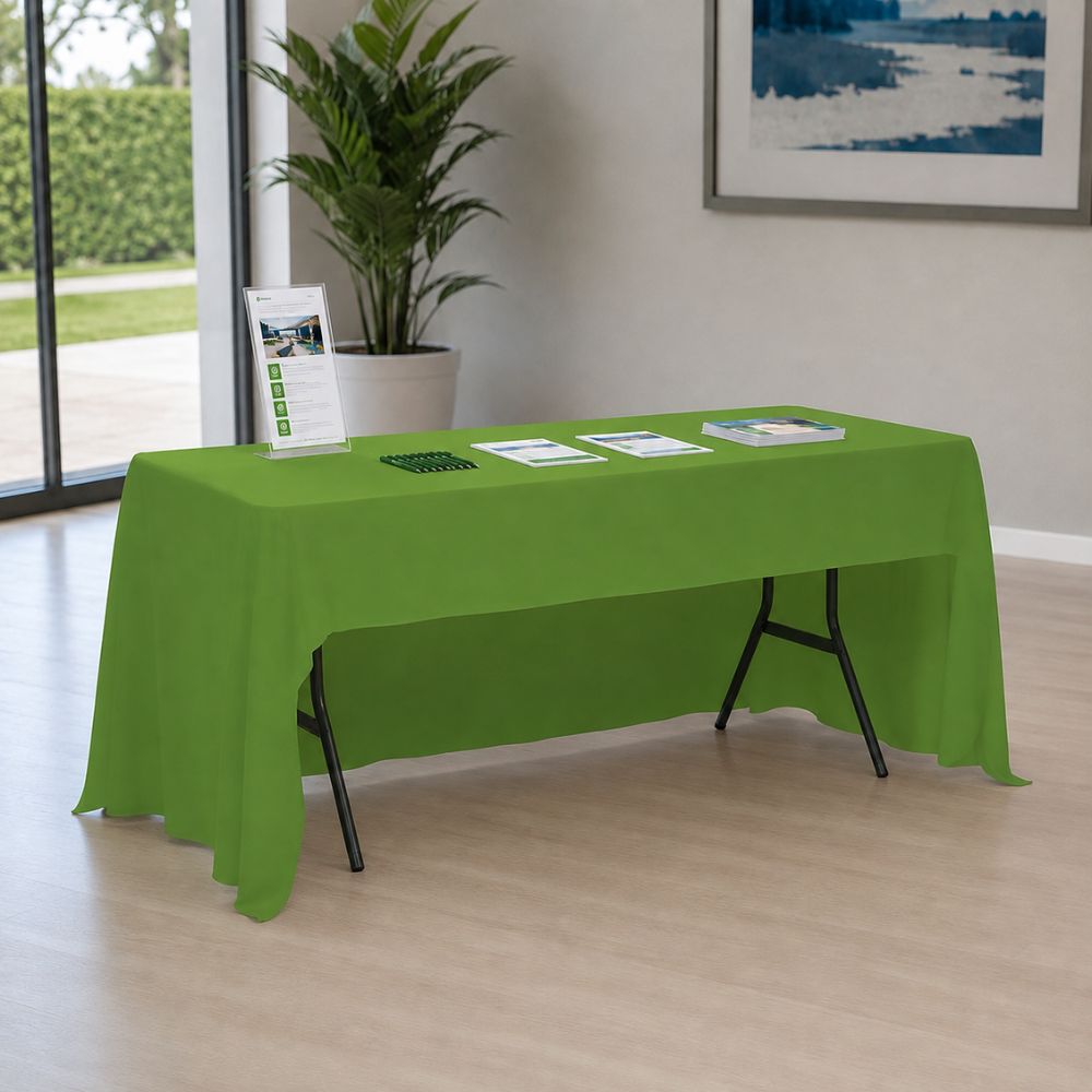 Tischdecke mit offener Rückseite - inkl. Druck