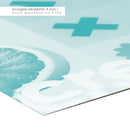 Werbeschild mit blickdichter Beschichtung auf der Rückseite- Acrylglas mit Block out in 5mm Stärke