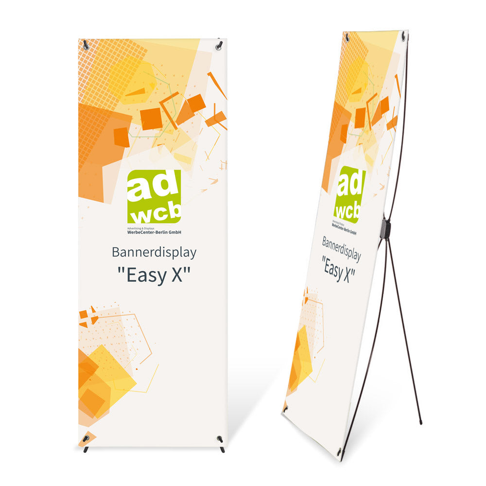 Bannerdisplay Easy X - Druck einseitig