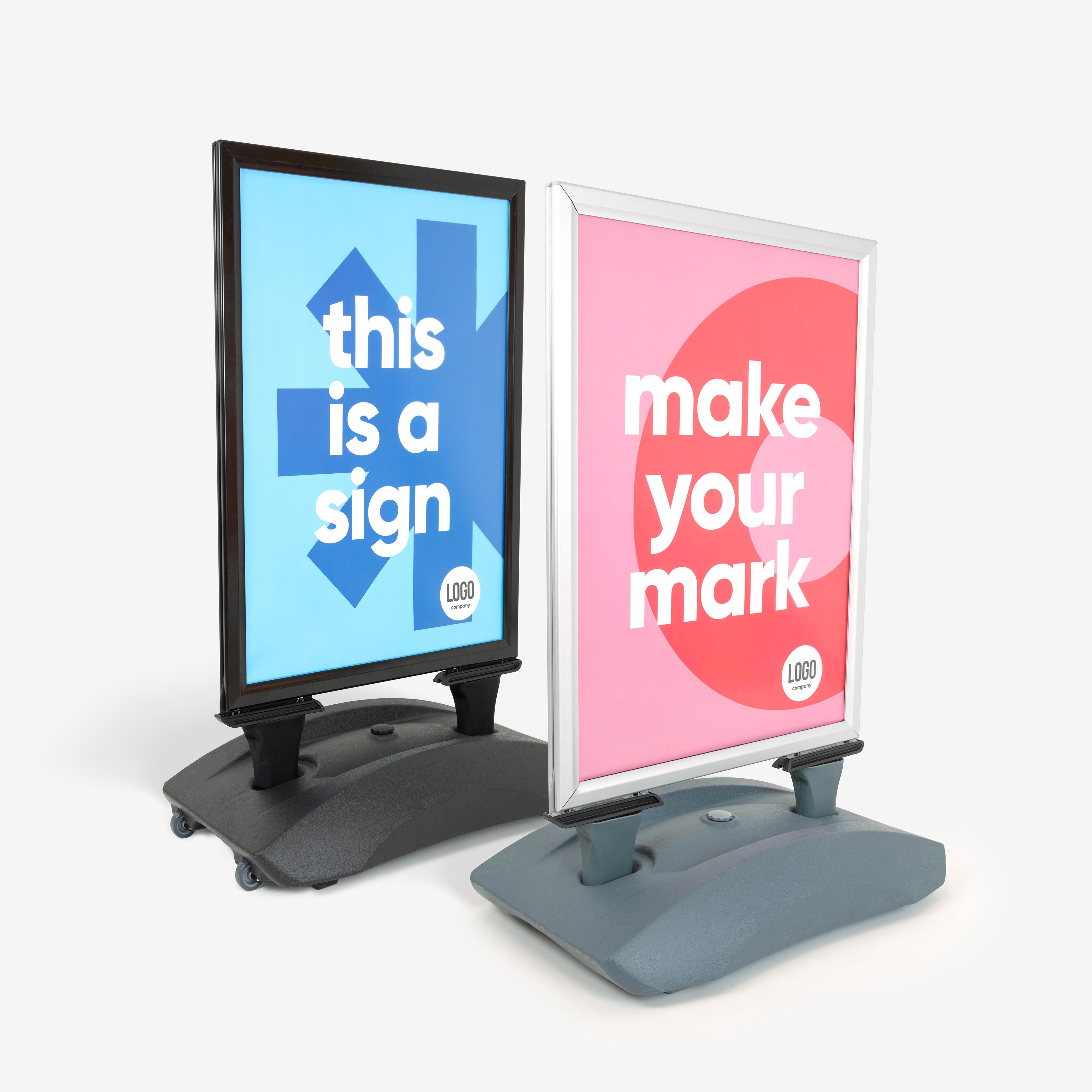 Basic Kundenstopper mit Wassertank