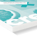 Leichtes Schildermaterial Forex in 10mm  Stärke, inklusive Druck, ptional mit Bohrungen 