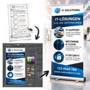 Grafikservice - Beispiel: Sie liefern die Skizze, wir erstellen eine digitale Druckvorlage nach Ihren Wünschen und drucken das gewünschte Produkt.