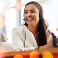 Kundeservice - Frau mit Headset