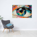 Leinwandbild "Das Auge" in Leseecke