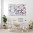 Leinwandbild "Kirschblüte" am Arbeitsplatz