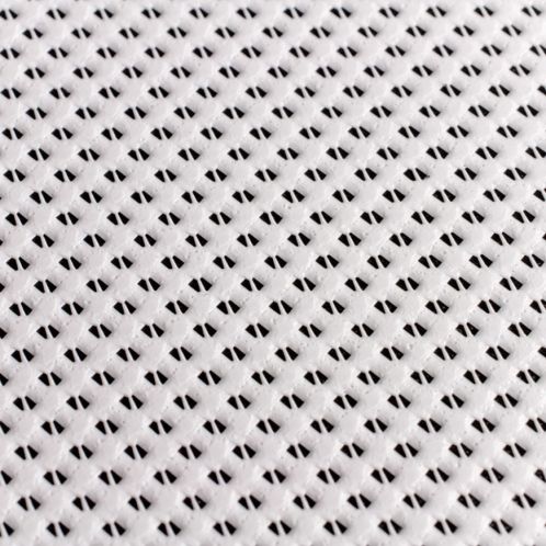 Detailansicht der Netzstruktur eines Mesh-Banners