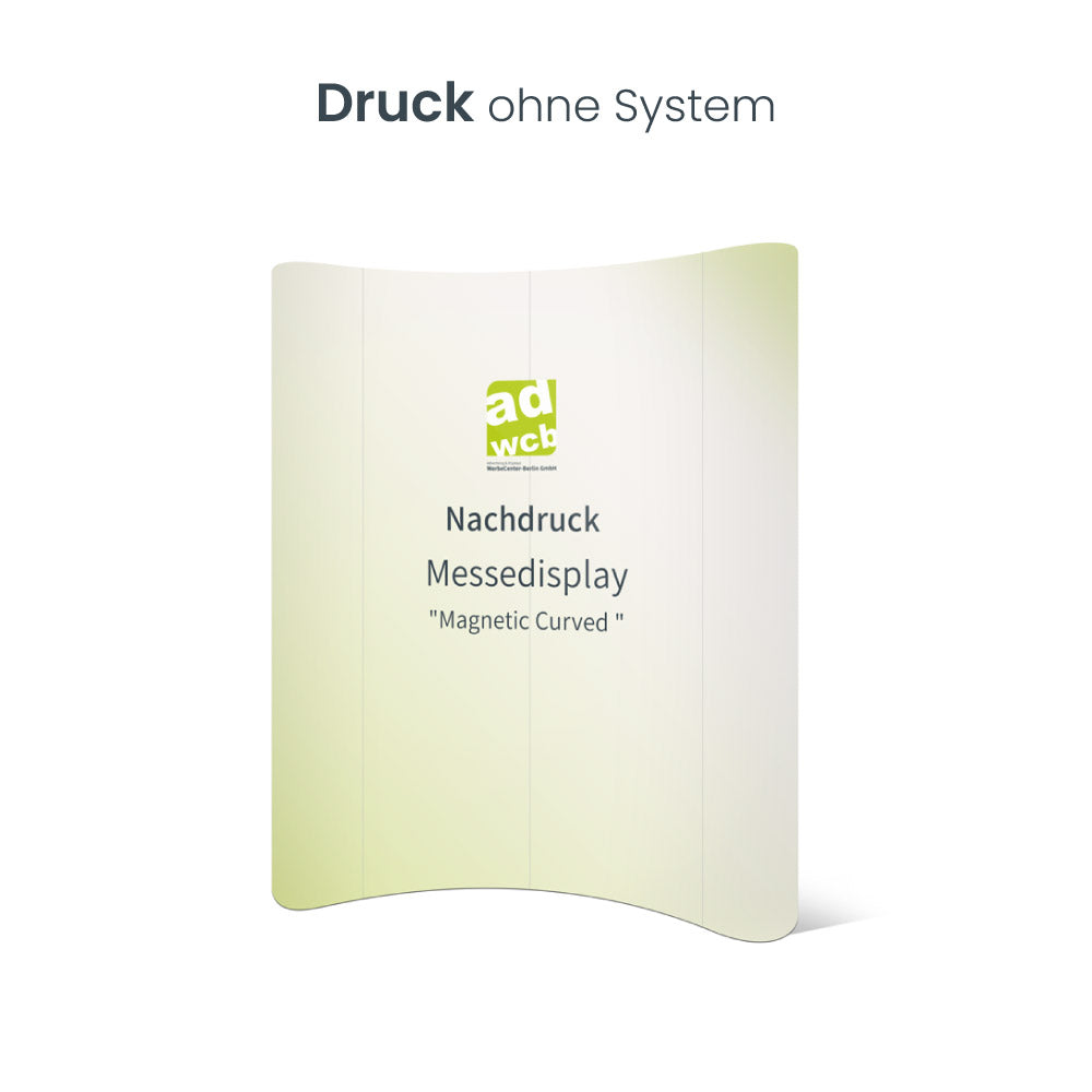 Messewand Magnetic in Größe 2x3 das kleinste Pop Up Display  im Werbecenter Berlin