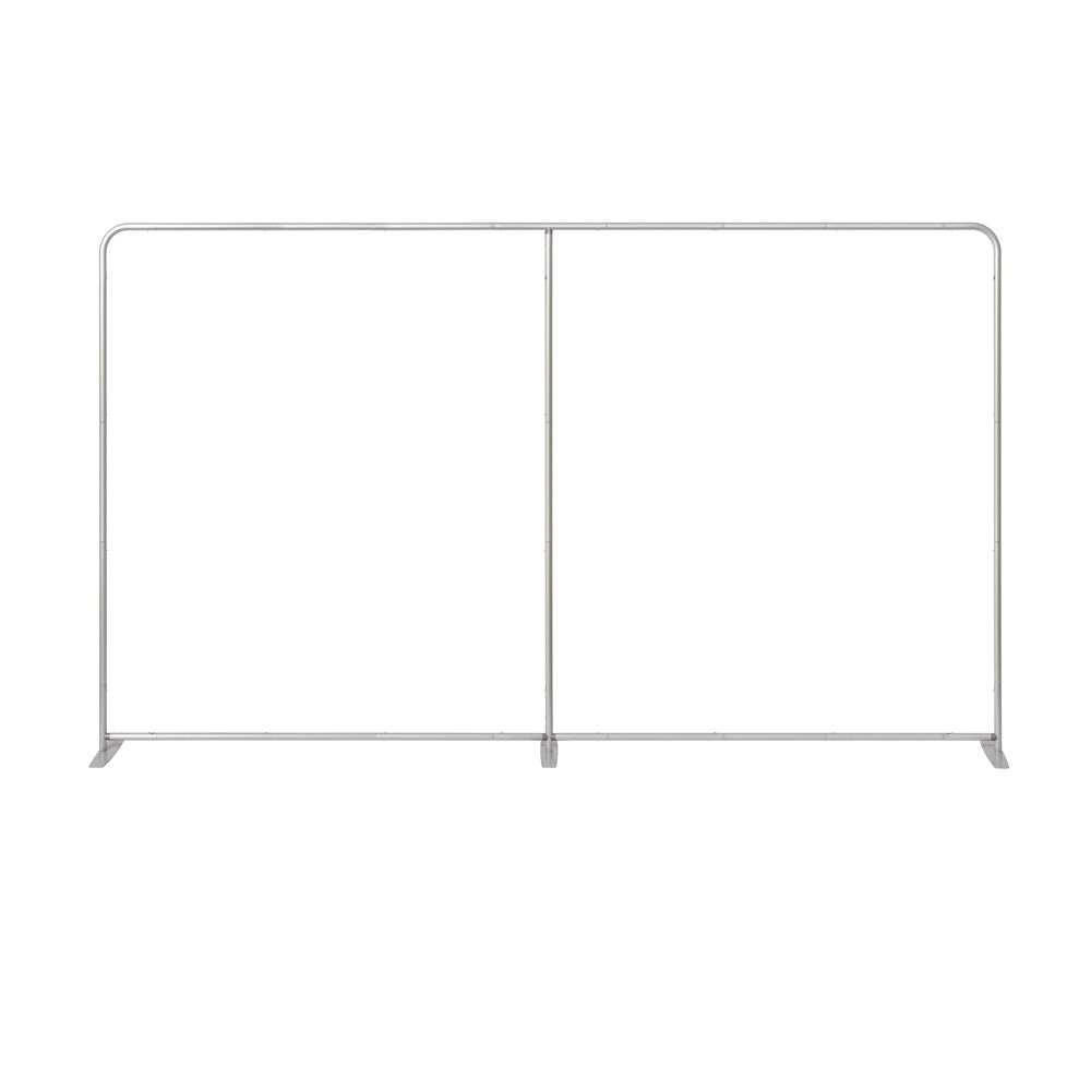 Rahmen der Zipper Wall Straight und  Basic, leichtes aber stabiles Aluminium Rohr. Ab 300cm mit Querverbindung in der Mitte.