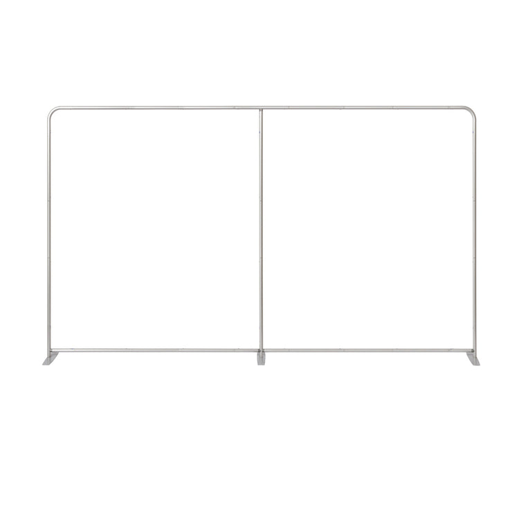 Rahmen der Zipper Wall Straight und  Basic, leichtes aber stabiles Aluminium Rohr. Ab 300cm mit Querverbindung in der Mitte.