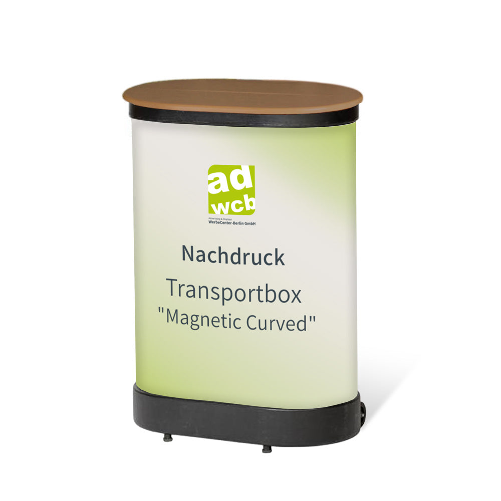 Ersatzdruck für Hardcase Magnetic Curved, Ansicht mit Transportbox