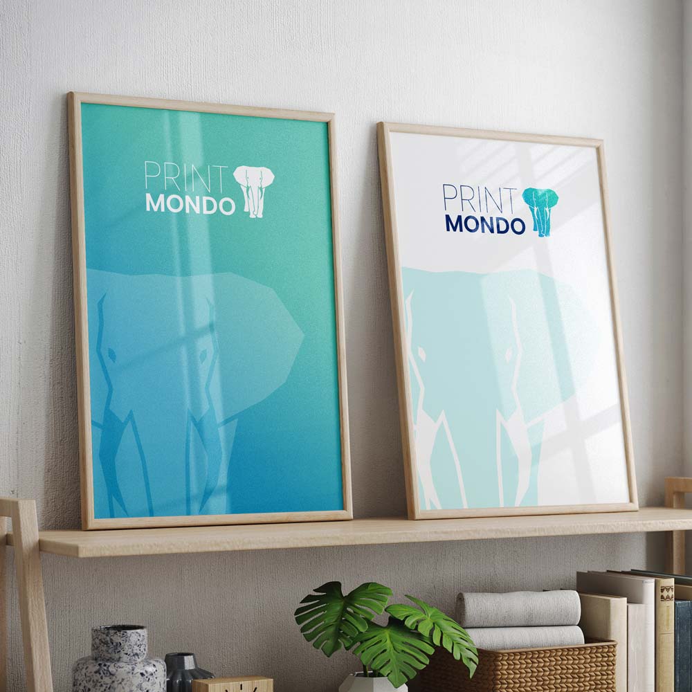 Posterpapier für Innenräume, für Bilderrahmen oder als Wanddekoration.
