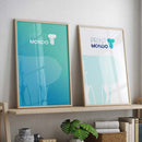 Posterpapier für Innenräume, für Bilderrahmen oder als Wanddekoration.