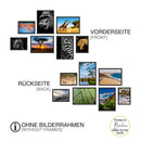 Poster-Set "Afrika" Vorderseite und Rückseite in der Übersicht. 7 Poster mit gesamt 14 Motiven.