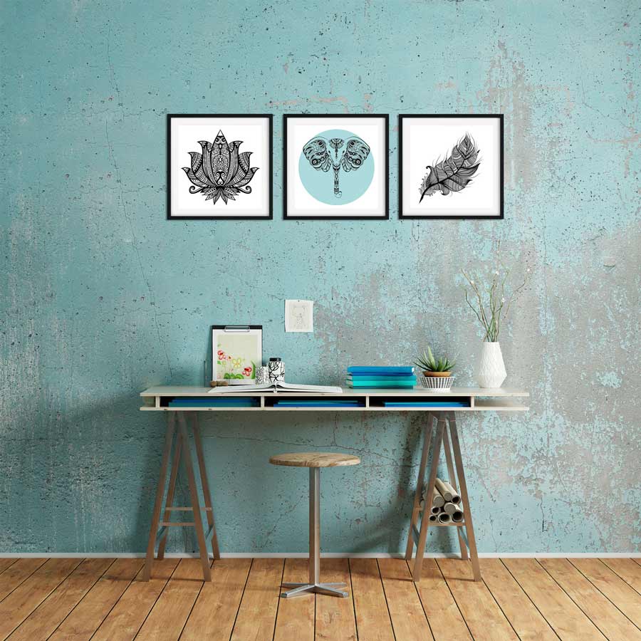 Set of 3 posters – Small set, big impact