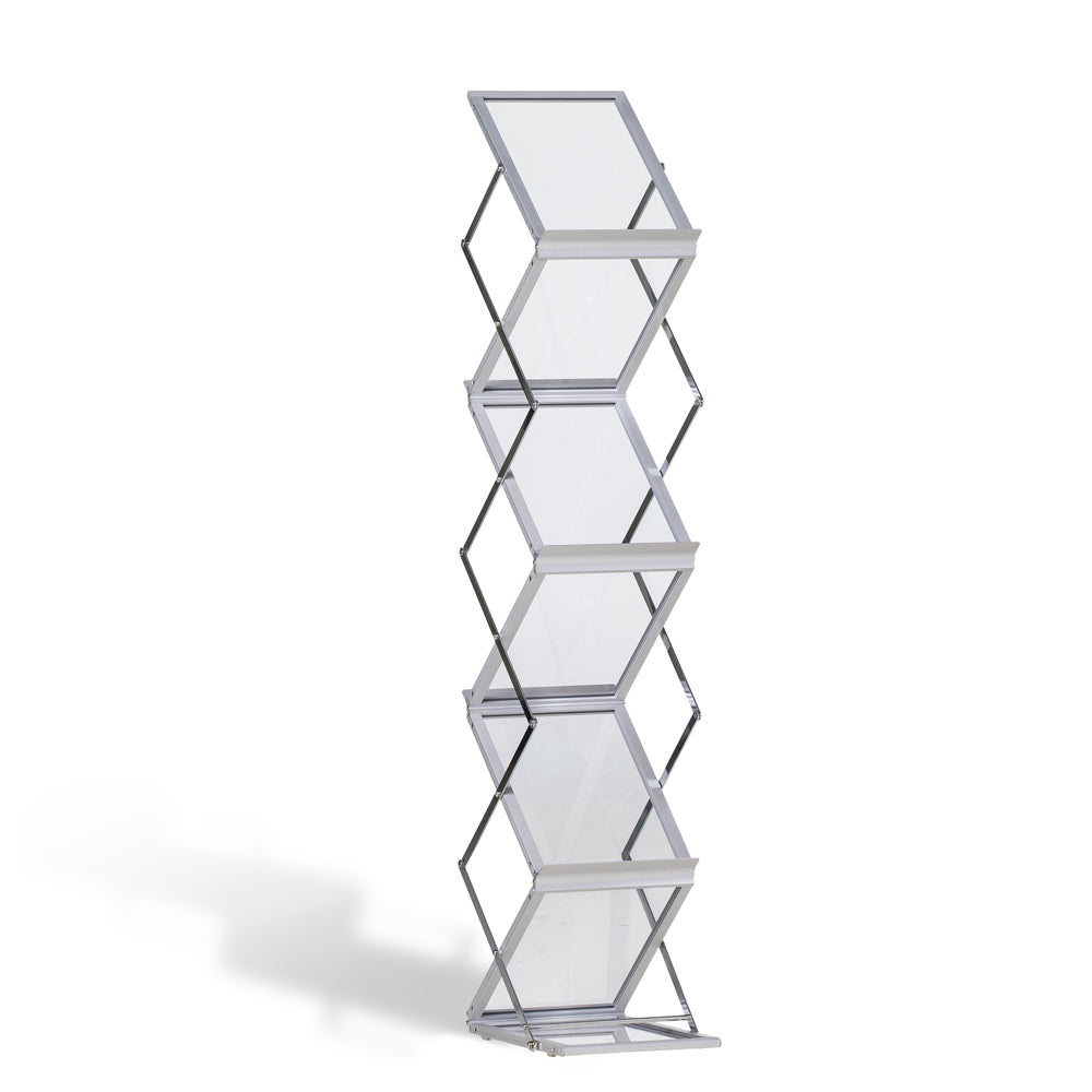 Prospekthalter Zick Zack Acryl