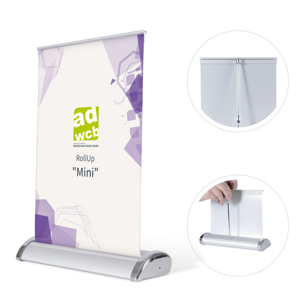 Rollup Mini mit Druck