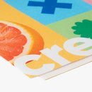 Detailaufnahme eines beidseitig bedruckbaren Textilgewebes – glattes, farbintensives Material von Printmondo für Werbedisplays und Hängebanner.