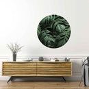 Monstera Blätter Wandtattoo in grün, moderne Pflanzenwanddeko für ein stylisches Ambiente.