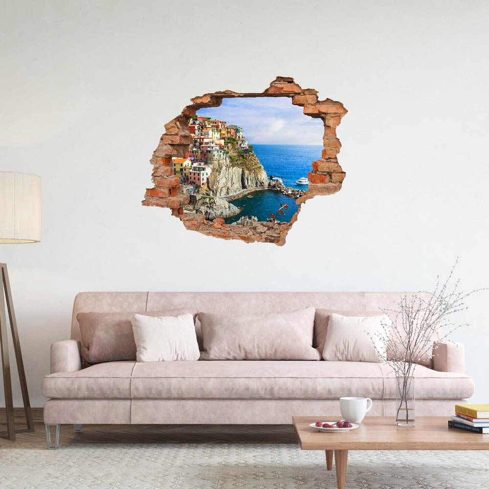 Wall tattoo - Wall breakthrough "Cinque Terre"