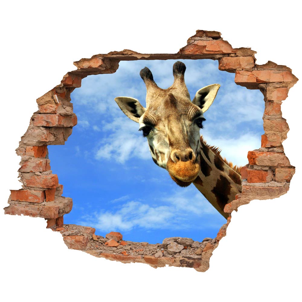Wall tattoo - Wall breakthrough "Giraffe"