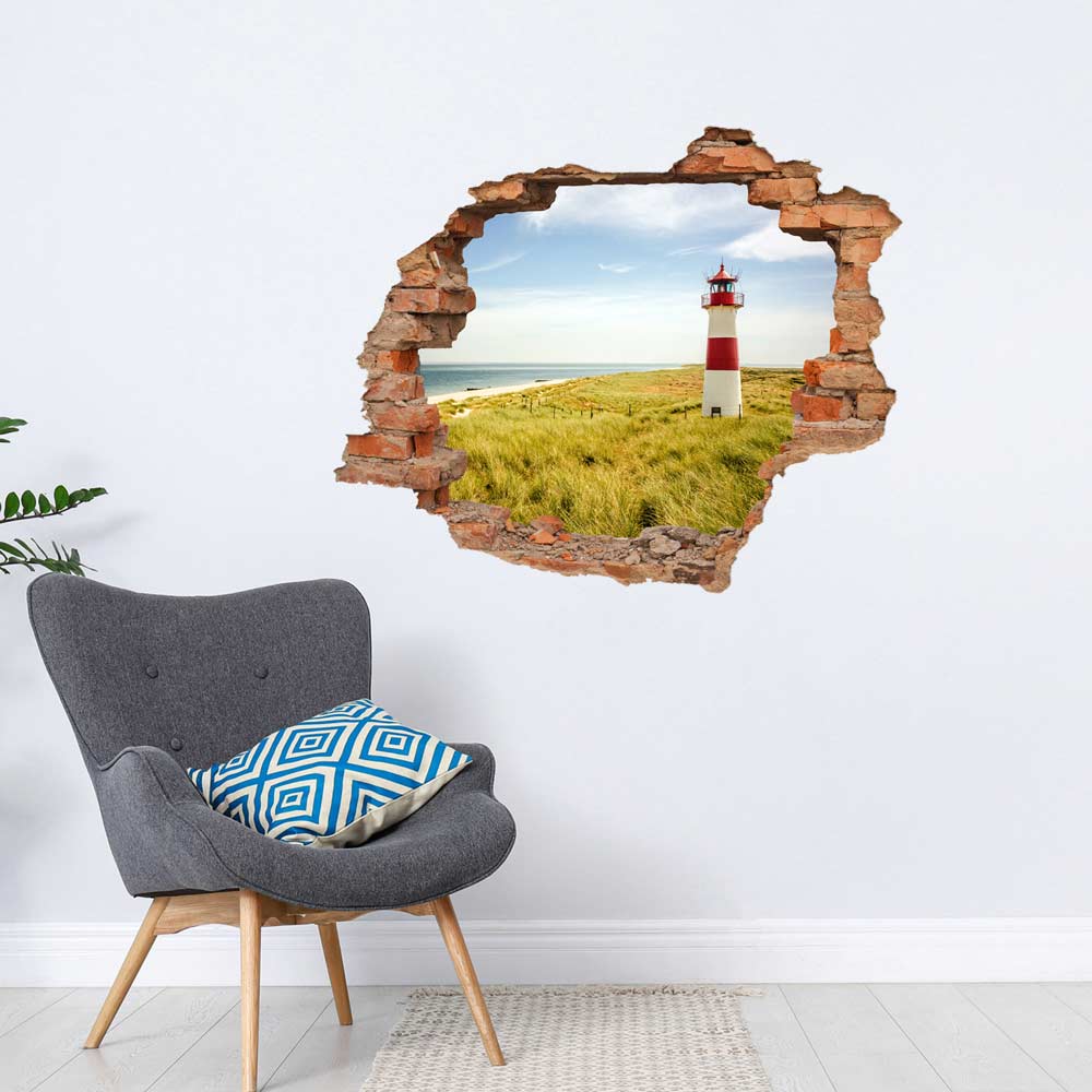 Wall tattoo - Wall breakthrough "Lighthouse"