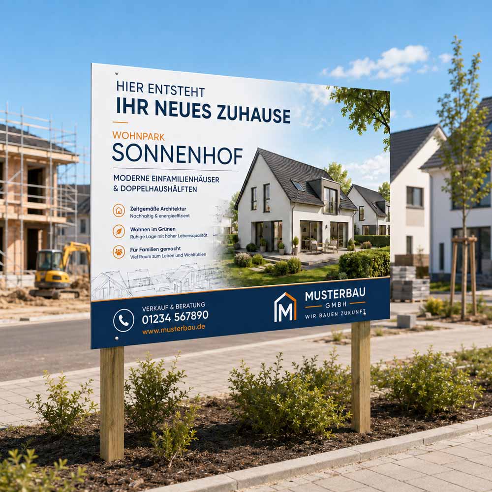 advertising signs with custom printing
