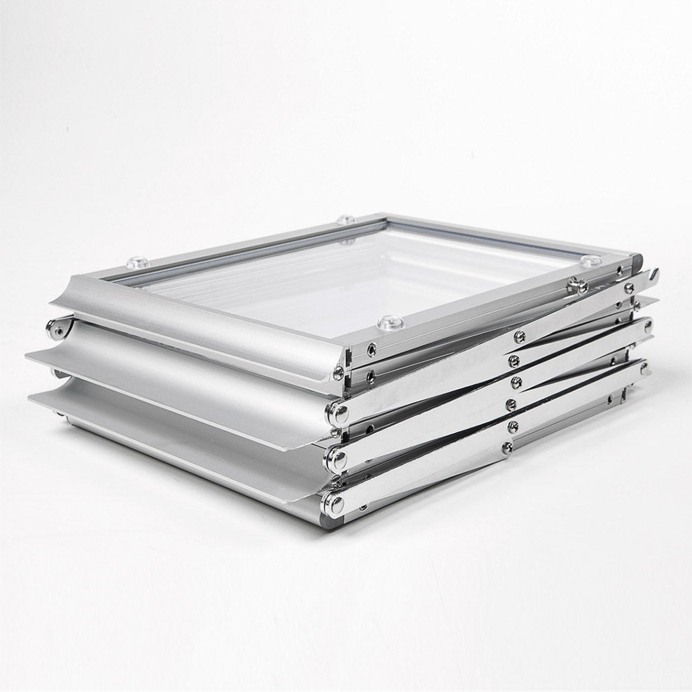 Prospekthalter Zick Zack Acryl