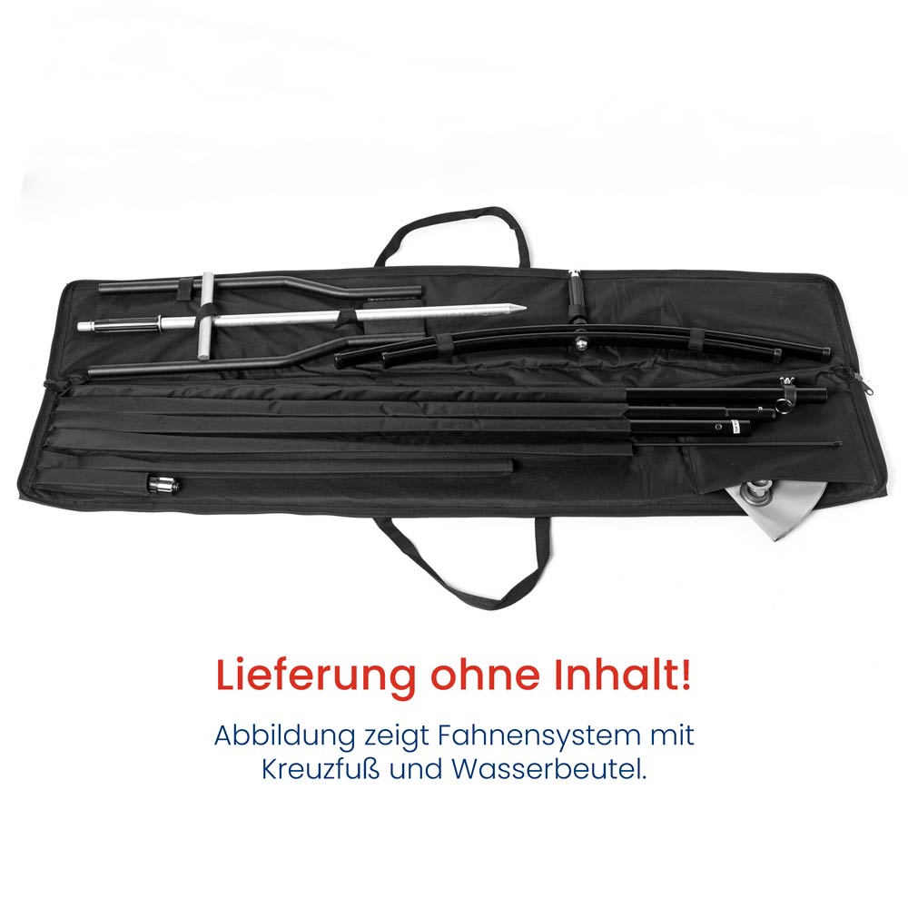 Zubehör Transporttasche für Fahnensysteme, ohne Hardware, ohne Inhalt. 